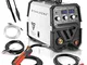 STAHLWERK MIG MAG 135 ST IGBT - Saldatrice a gas protettivo MIG MAG con 135 Ampere, filo a...