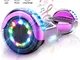 Hoverboard elettrico scooter a 6.5 pollici LED Auto Balance E-Skateboard