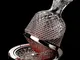 MagiDeal Tumbler Design Decanter per Vino, Girevole a 360°, Lussuoso Decanter in Cristallo...