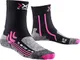 X-Socks Trekking Air Step 2.0, Calze Donna, Nero/Fucsia, 39/40