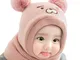 Vobozeany Cappelli Bambini Invernale Caldo Beanie Berretti in Lana a Maglia Carina Sciarpa...