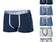 Navigare Pack 6 Paia Slip/Boxer Bambino Assortito Art.769/770ZB (6 Paia Boxer Art.769ZB -...