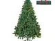 OUSFOT Albero di Natale 180cm con 400 LED 8 modalità Luci Albero di Natale 800 Rami Suppor...