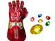 yacn Thanos Infinity Guantlet, Avengers Toys with 6 LED Removable Infinity Stones 3 Flash...