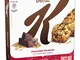 Kellogg's Barrette Cioccolato Fondente con Frumento 100% Integrale, 6 x 21.5g