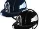 KEP ITALIA - Casco in metallo Diamond Chrome Blue M