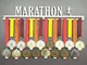 Marathon - Medagliere da Parete Maschile - Porta medaglie Running, Maratona, Corsa, Ironma...