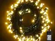 Simcasa Catena Luminosa Esterno, 2 Pacchi 30M 200 LED Luci Natale da Esterno Con 8 Modalit...