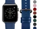 Fullmosa Cinturino per Apple Watch 42 mm/44 mm, Cinturino Pelle Compatibile con Apple Watc...