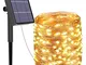 Catena Luminosa Solare, Kolpop 26M Stringa Luci Solari 240 LED / 8 Modi, Impermeabili Luci...