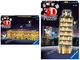 Ravensburger 12529 Buckingham Palace Night Edition Puzzle, 3D & Italy- Torre Di Pisa Puzzl...