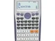 Casio 570es Plus – Calcolatrice, Desktop, Batteria Ricaricabile, Display calculator, Grigi...