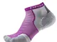 Thorlos Experia Thin Padded Running Low Cut Socks Calze, Berry, 10 Donna