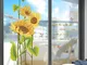 Adesivi per porte in vetro piante fresche idilliache adesivi murali tridimensionali per po...