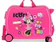 Trolley Minnie Mouse Enjoy Icon Disney da Viaggio 4 Ruote TRAINABILE CM. 50X38X20 in ABS -...