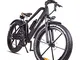 HJHJ Mountain Bike elettrica, Bicicletta Ibrida da 26 Pollici/Batteria al Litio 18650 48V...