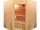 Home Deluxe – Sauna tradizionale – Relax XL Big – Legno di abete Hemlock – Dimensioni: 200...