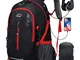 A AM SeaBlue 30L Zaino Trekking Viaggio Hiking Backpack Leggero Zaino per Escursionismo Ca...