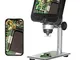 Microscopio digitale LCD 1000X, Bysameyee Wifi Wireless Zoom portatile da 4,3 pollici 1080...