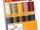 Gutermann 734521-3 Set 10 bobine Cotone C Ne 50, 100 m, Multicolore