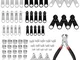 Sostituzione Cerniera 85Pcs Kit di Riparazione Cerniera con Cerniera Installare Strumento...