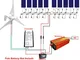 ECO-WORTHY 1400 W Off Grid Sistema e vento solare ricarica kit: 400 Watt generatore eolico...