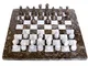 RADICALn handmade grey oceanic and white marble full chess game original marble chess set...