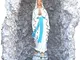 STATUA MADONNA DI LOURDES CON GROTTA 830+823