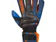 Reusch Attrakt G3 Fusion Evolution Finger Support, guanti unisex da adulto, nero/arancione...
