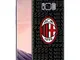 Head Case Designs Ufficiale AC Milan Rosso E Grigio Stemma Modelli Cover in Morbido Gel Co...