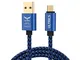ULTRICS Cavo Micro USB Carica Rapida 3M, Nylon Intrecciato Alta Velocita USB 2.0 Dati Tras...