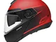 SCHUBERTH C4 Resonance Red Casco Modulare (S,rosso)