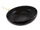 SIRIO Wok Tonda, Alluminio pressofuso, Nero