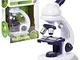 INEP Bambini Microscopio Set, i Ragazzi Principiante microscopio STEM Interesse Kit 80X-20...