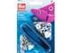 Prym - Jersey, Bottoni a Pressione, Senza Cuciture, Ø 10 mm, Bianco (Weiß)