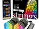 Twinkly Strings - Luci di Natale Smart con 400 LED RGB - Decorazioni Natalizie per Interni...