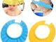 Cappello da Doccia per Bambini -WENTS Regolabile Sicurezza in EVA per doccia shampoo Cap P...