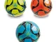 Mondo Toys - Pallone da Calcio cucito KICK OFF - size 5 - 300 g - colore arancione/blu/gia...