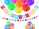Kit di Decorazioni per Feste di Compleanno Esonmus, Striscione compleanno "Happy Birthday"...