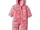 Columbia Bunting, Snuggly Bunny Tuta da Sci Unisex Bimbi, Bright Geranium Critter Print, 1...