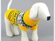 Kismaple Animale domestico Cane Panno classico Abiti Maglione caldo Cani Grande Giallo,XL...