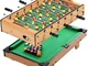 2 in 1 Multiplayer Calcio/Biliardo Ping-Game Set Mini Portatile Multifunzionale biliardino...