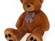 monzana Orsacchiotto XXL Peluche Marrone 150 cm Orsacchiotti Morbidi Maxi Pupazzo Idea Reg...