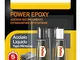 Pattex Power Epoxy Acciaio Liquido, colla epossidica bicomponente color metallo a base di...