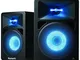 Numark N-Wave 580L - Casse PC Monitor Full Range da Tavolo per DJ, 40 Watt, Tweeter e Woof...