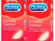 Durex Contatto Comfort Preservativi | 2 Confezioni da 12 Pz Ognuna | 24 Profilattici