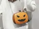 EPRHAY - Borsa a tracolla da donna, a forma di zucca, per Halloween, per feste, feste di H...