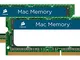 Corsair Mac Memory SODIMM 8GB (2x4GB) DDR3 1066MHz CL7 Memoria per Sistemi Mac, Qualificat...