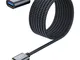 SUNGUY Cavo prolunga USB 3.0 Cavo di prolunga USB 3.0 5Gbps Prolunga USB super veloce da m...