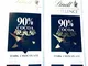 Lindt L'Eccellenza Del 90% Bar 100g Scuro Suprema Cioccolato (Confezione da 2)